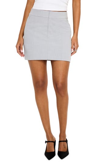 GOOD AMERICAN GOOD AMERICAN SUITING MINISKIRT