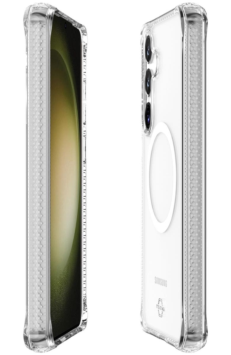 ITSkins Hybrid_R Clear MagSafe Case for Samsung Galaxy S25, Alternate, color, Clear