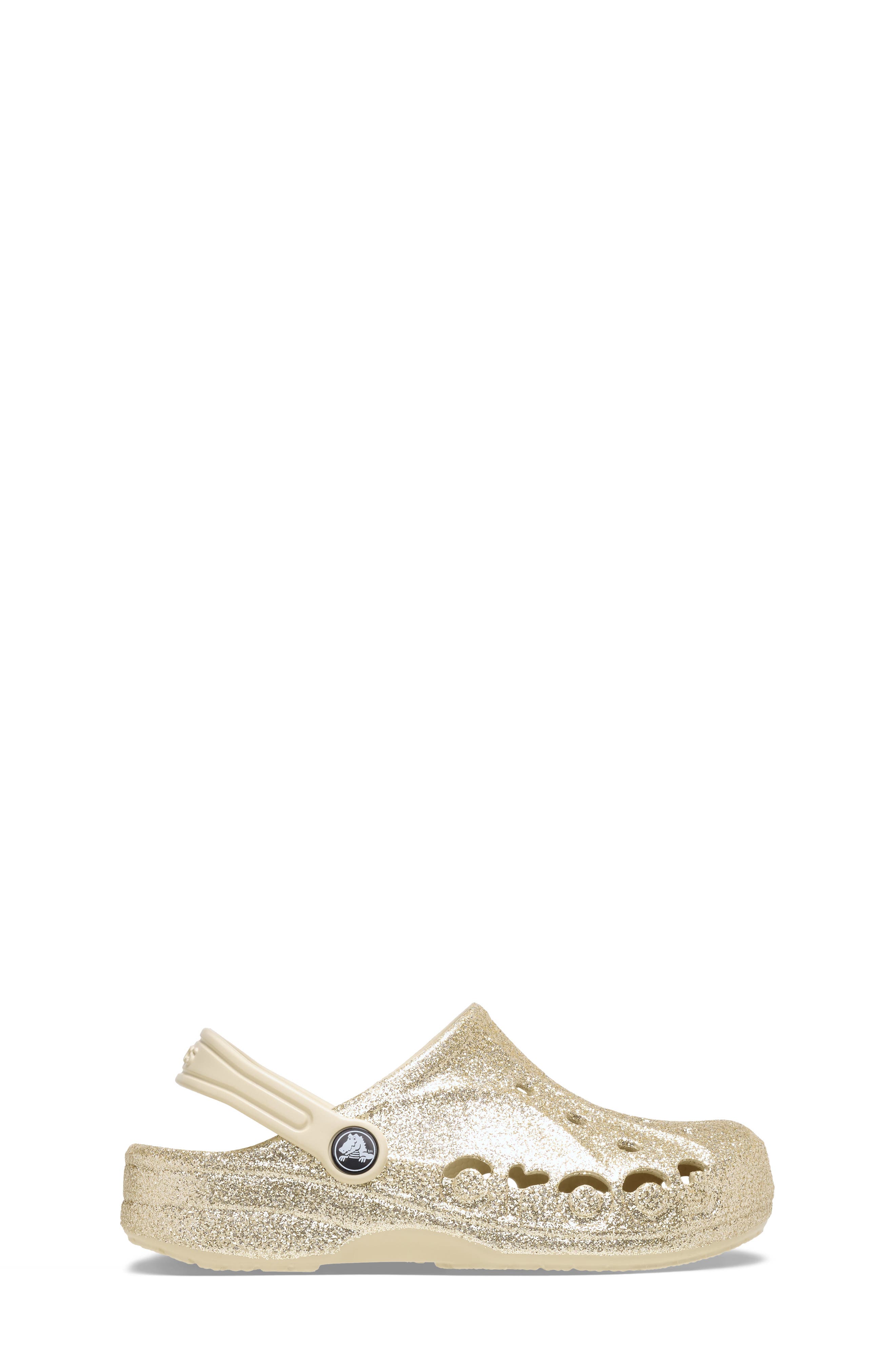 Baya Glitter Clog, Alternate, color, GOLD