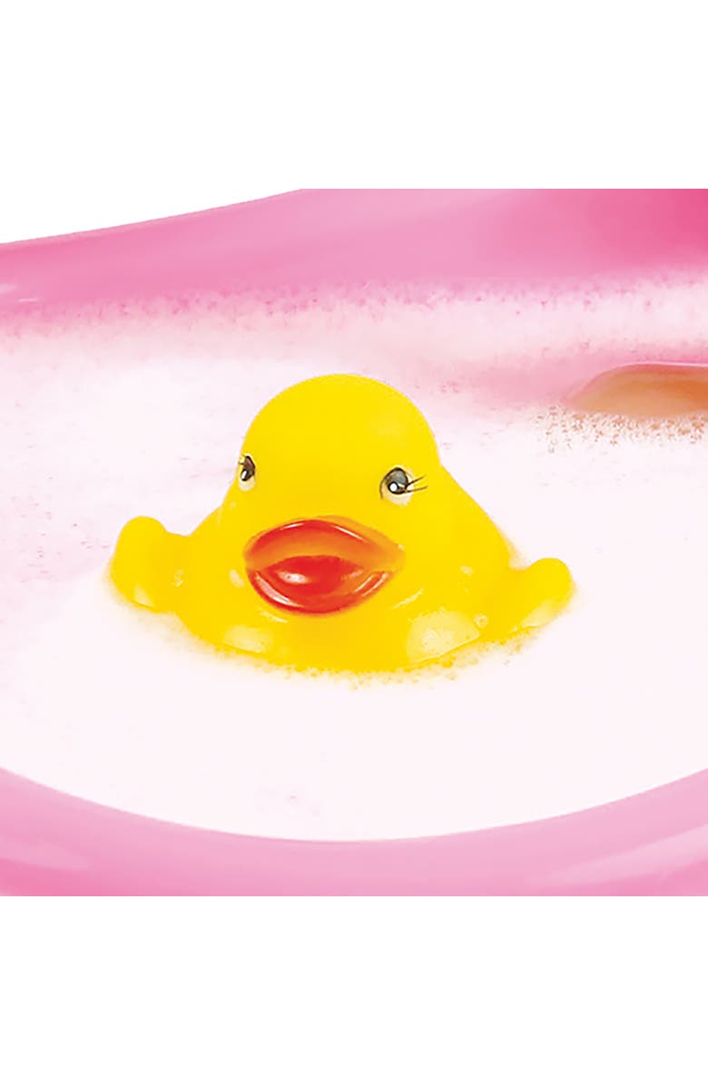 Lissi 11 Inch Baby Doll & Bathtub Set, Pink, Water Safe Hard Body, Accessories, Alternate, color, Multicolored