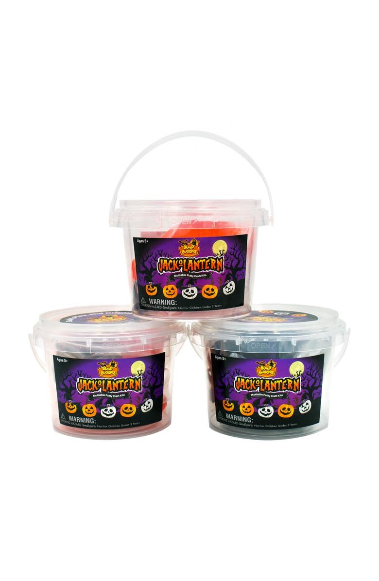 Build Buddiez Jackolantern Craft Kit 3 Pack, Ages 5+, Alternate, color, Multicolored