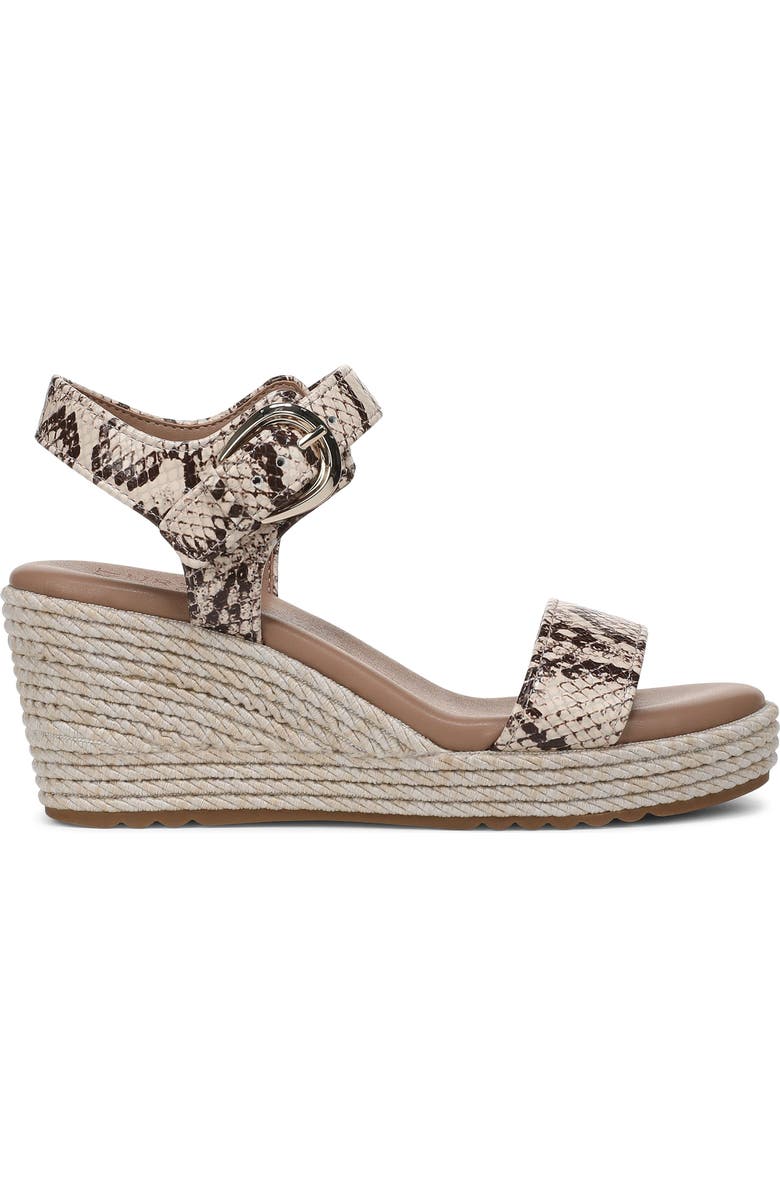 Naturalizer Stella Platform Wedge Sandal, Alternate, color, Beige Multi