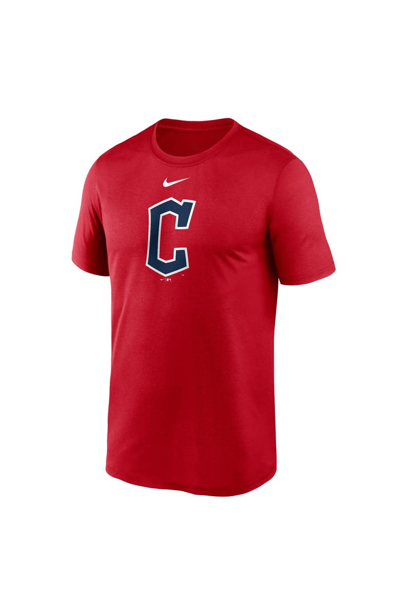 Nike Men's Nike Red Cleveland Guardians Legend Fuse Large Logo Performance T-Shirt, Alternate, color, Red