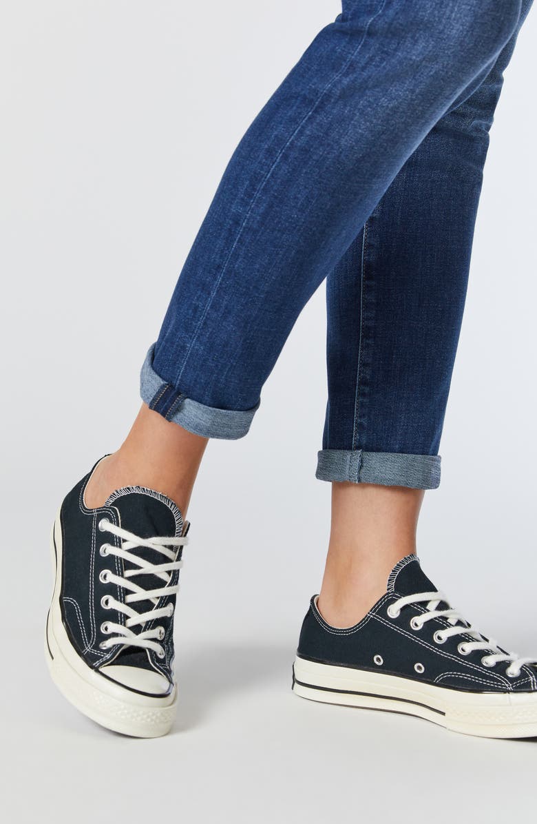 Mavi Jeans Kathleen High Waist Slim Jeans, Alternate, color, Mid Feather Blue