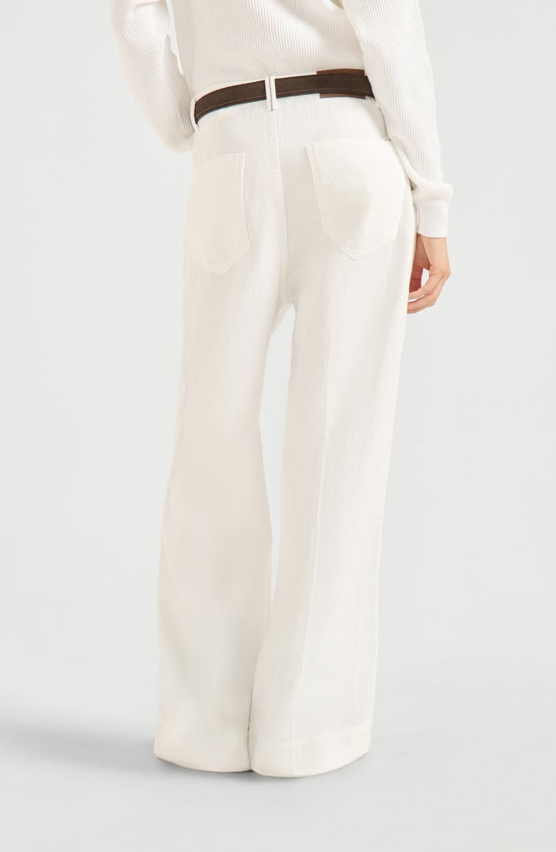 Brunello Cucinelli Loose trousers, Alternate, color, Panama