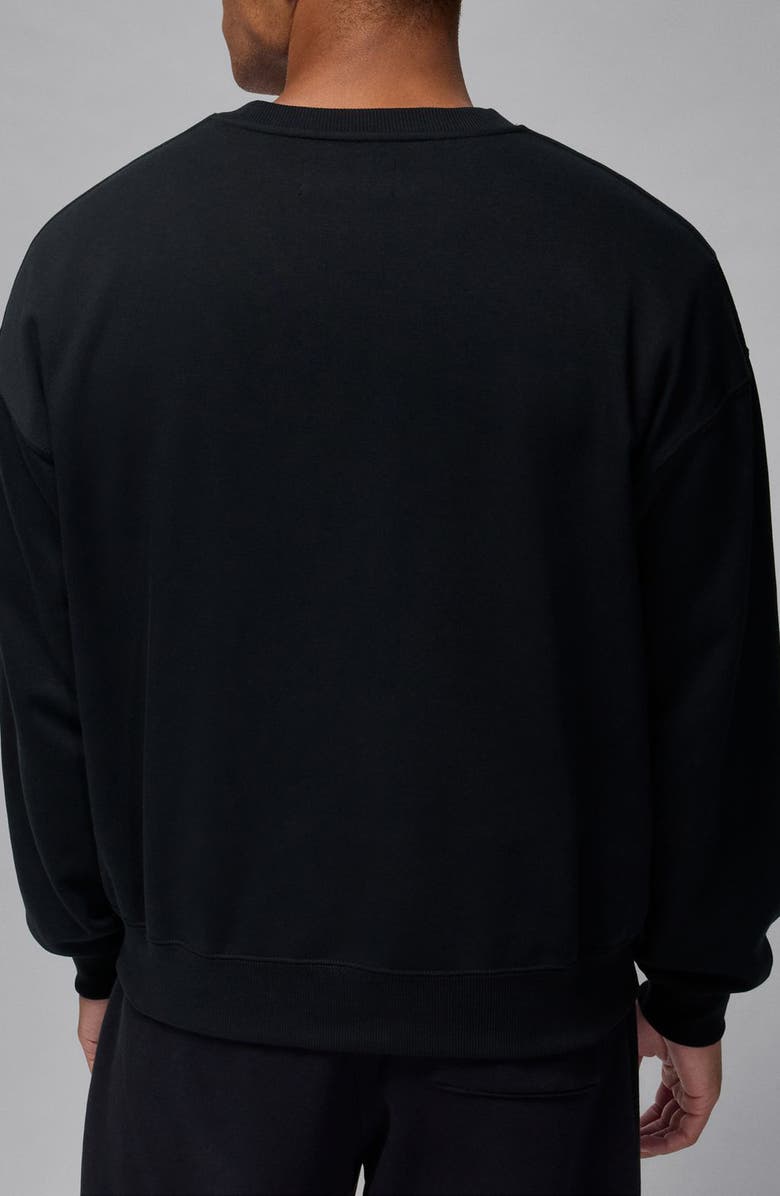 Jordan x Realtree Oversize Graphic Crewneck Sweatshirt, Alternate, color, Black/ Sail