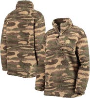 G-III SPORTS BY CARL BANKS Women's G-III Sports by Carl Banks Camo New Jersey Devils Sherpa Quarter-Zip Jacket
