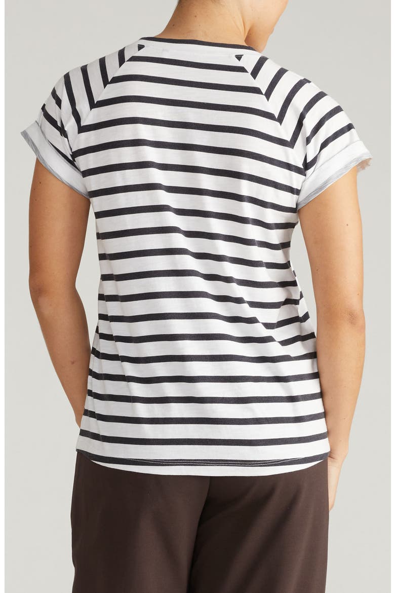 Light As Air Short Sleeve T-Shirt, Alternate, color, ZEN BLACK/ WHITE