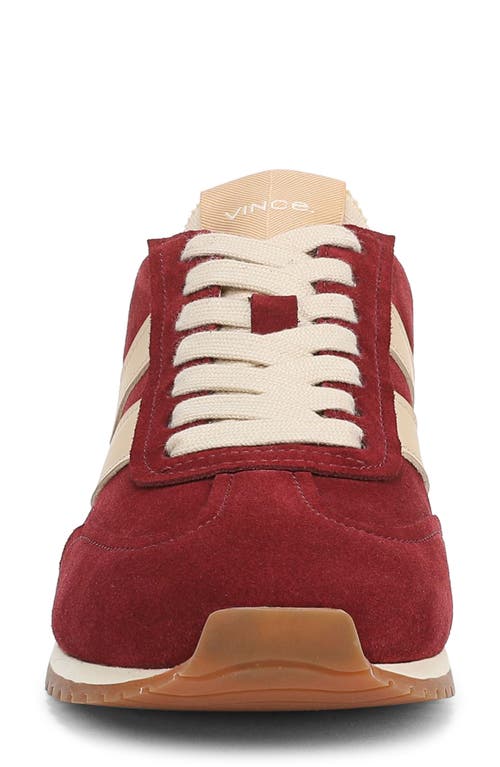 Vince Oasis Runner Sneaker In Red
