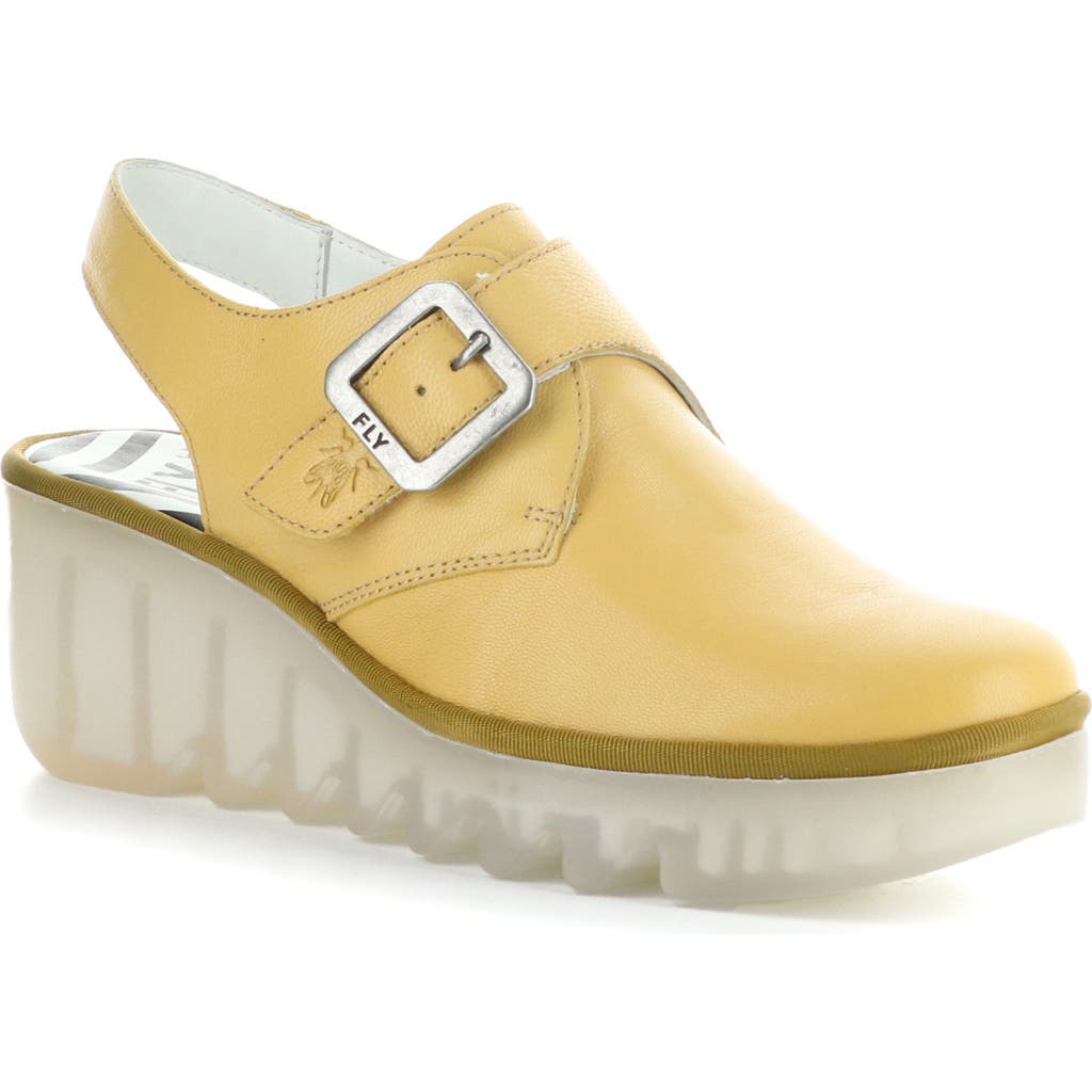 Fly London Bary Platform Wedge Clog