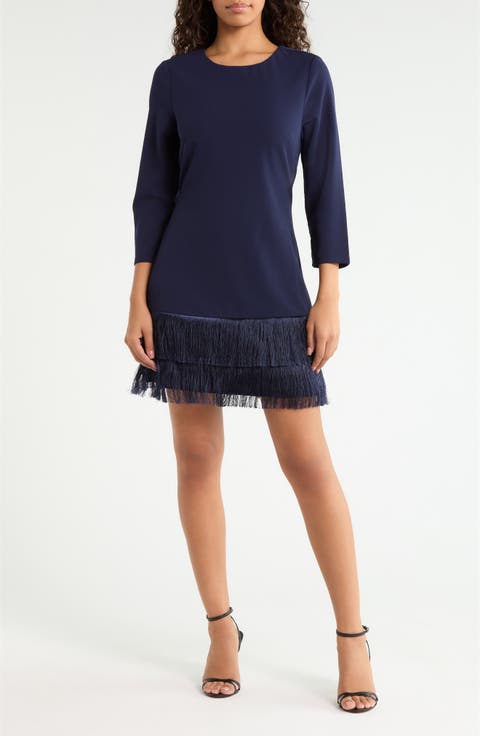 Venetia Fringe Hem Minidress