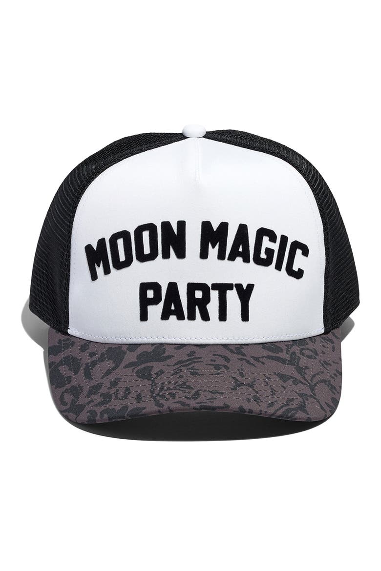 Moon Magic Trucker Hat, Main, color, EARTH