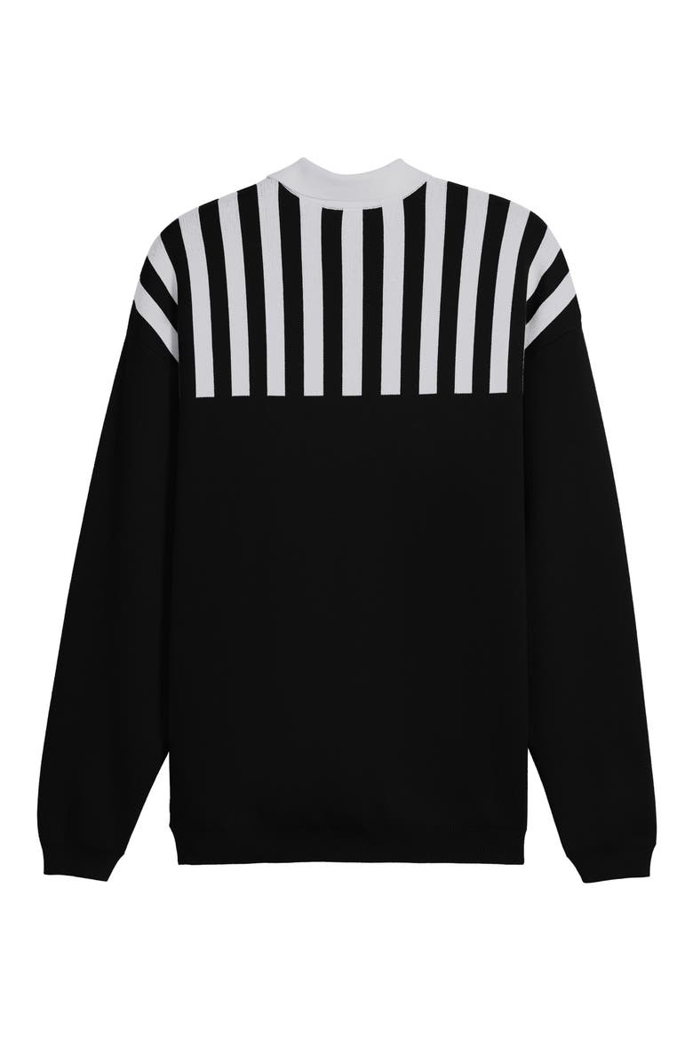 The NeverWorn VI Knit Polo Sweater, Alternate, color, PUMA BLACK