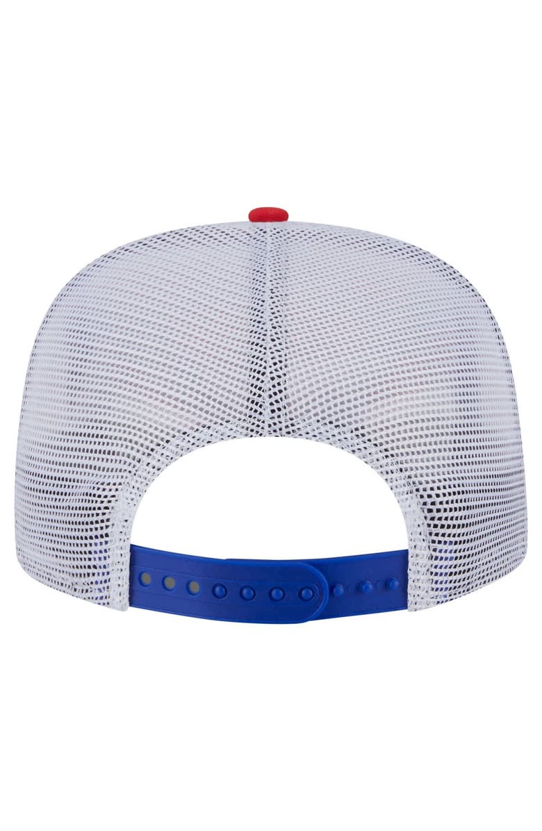 New Era Men's New Era Royal/Red Philadelphia 76ers Throwback Dye Golfer Snapback Hat, Alternate, color, Royal