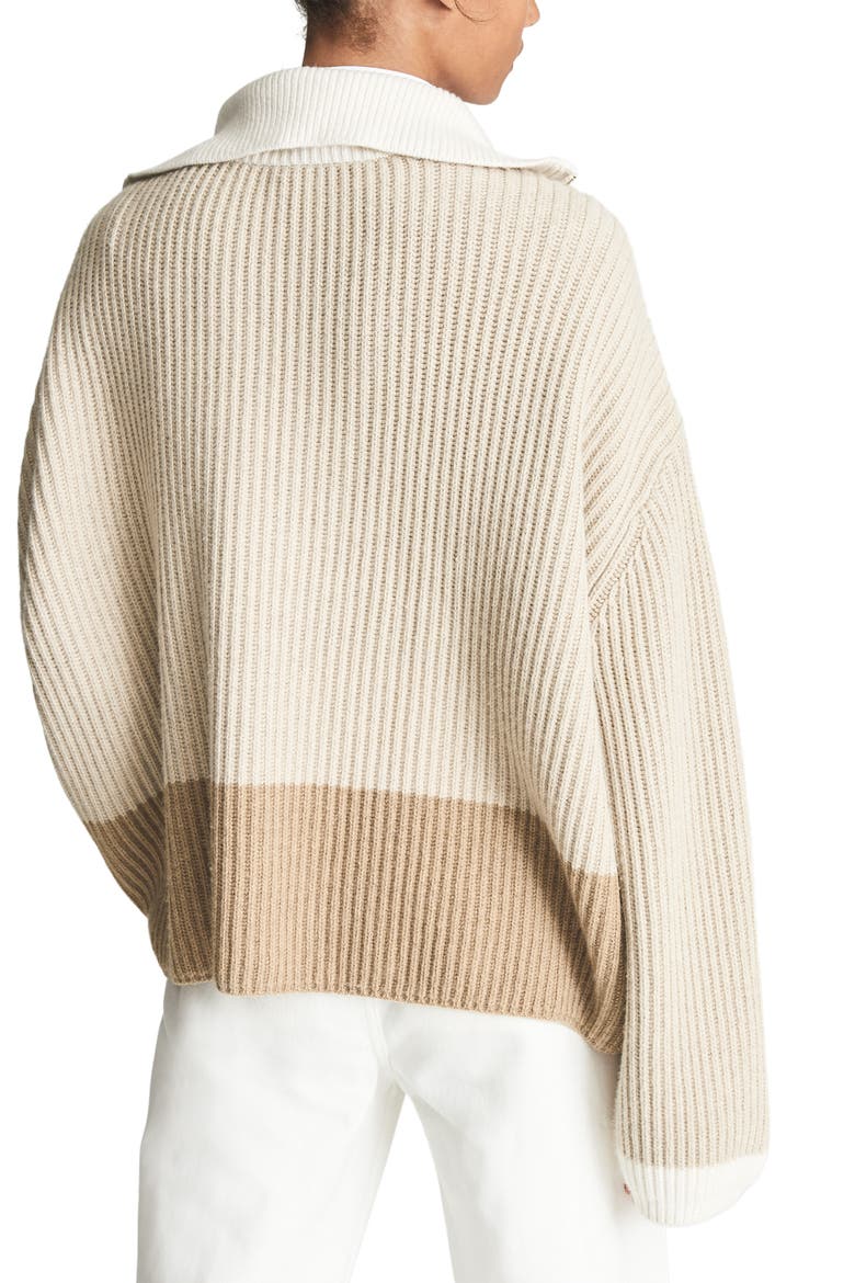 Jackie Wool & Cotton Blend Sweater, Alternate, color, NEUTRAL