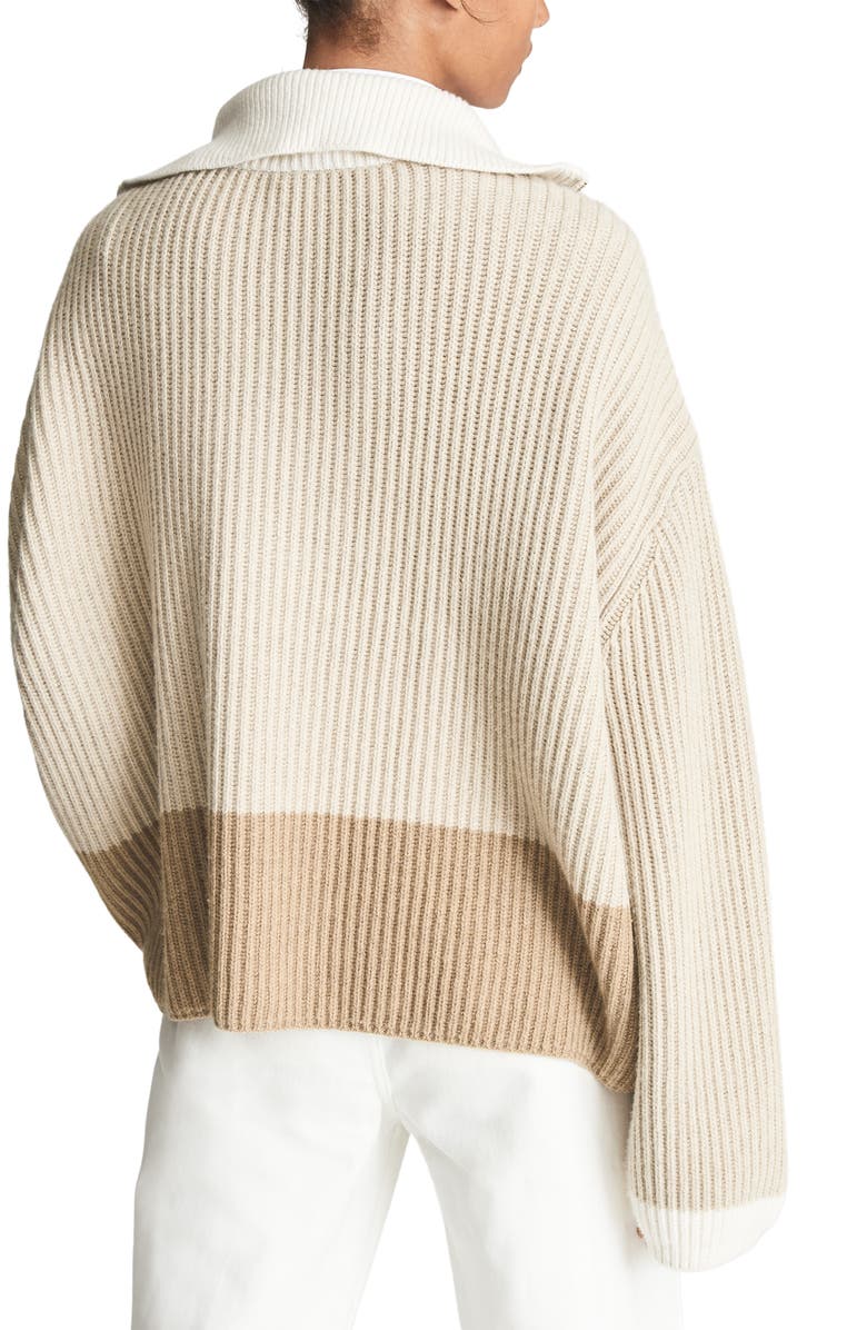 Reiss Jackie Wool & Cotton Blend Sweater, Alternate, color, 
