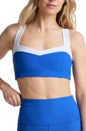 Beyond Yoga Space Dye Colorblock Sports Bra