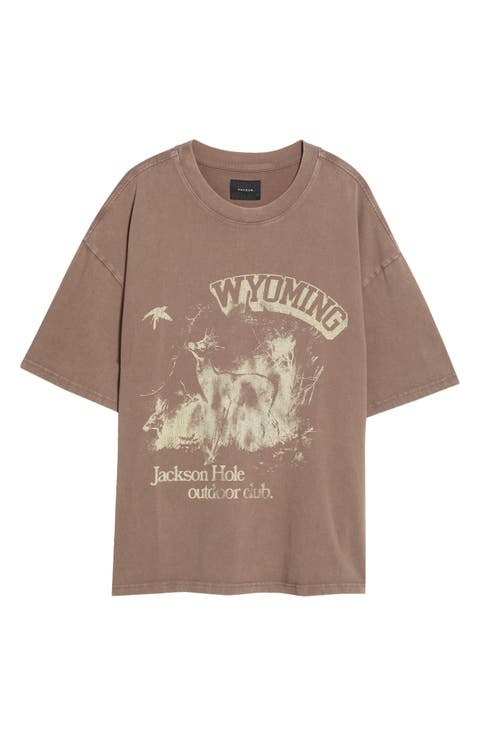 Wyoming Cotton Graphic T-Shirt