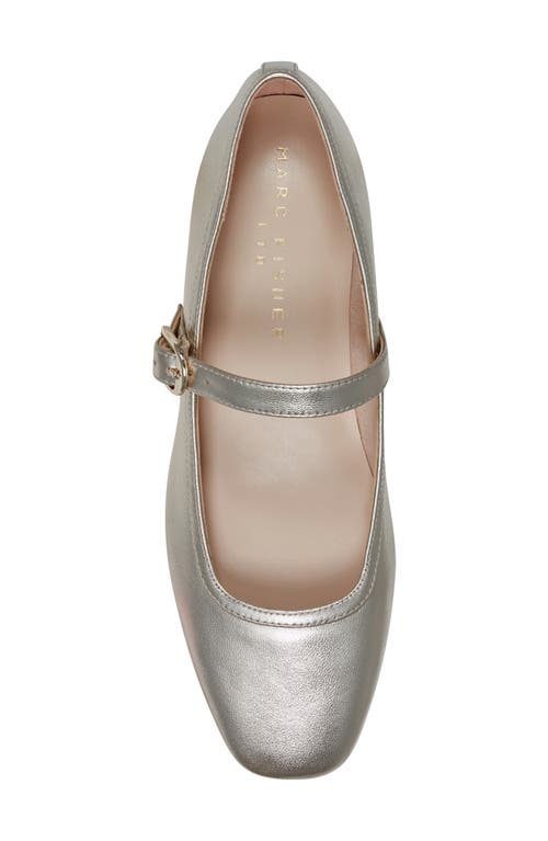 Marc Fisher Ltd Garissa Mary Jane Flat In Gold