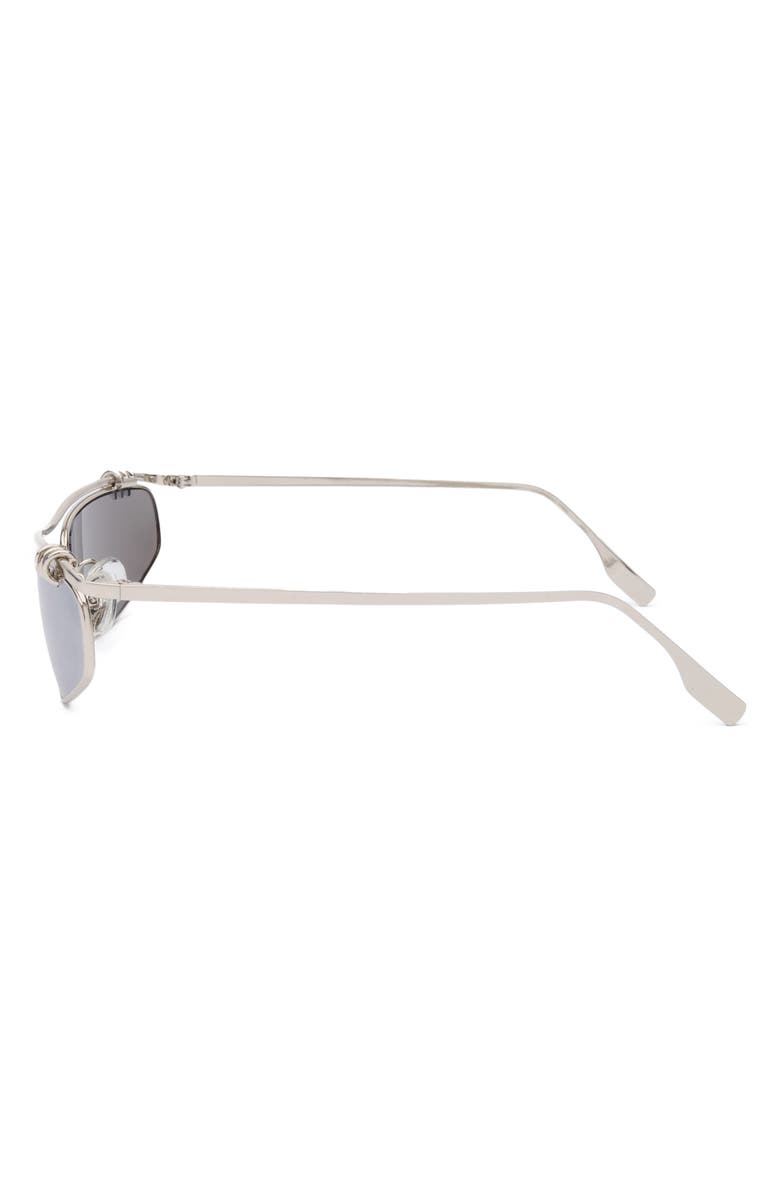DEZI Linked Up Sunglasses, Alternate, color, Linked Up Silver Flash