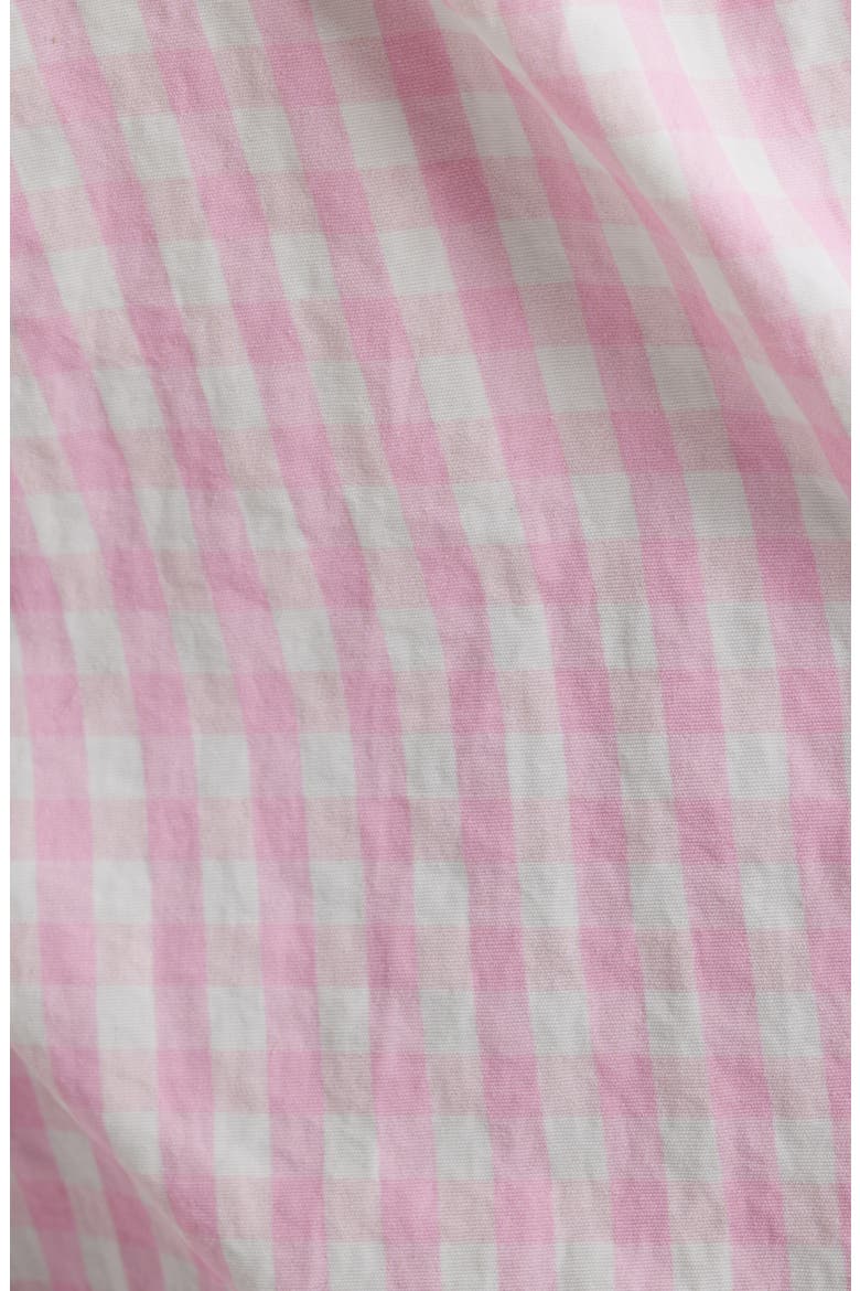Lavey Gingham Shorts, Alternate, color, TICKLED PINK