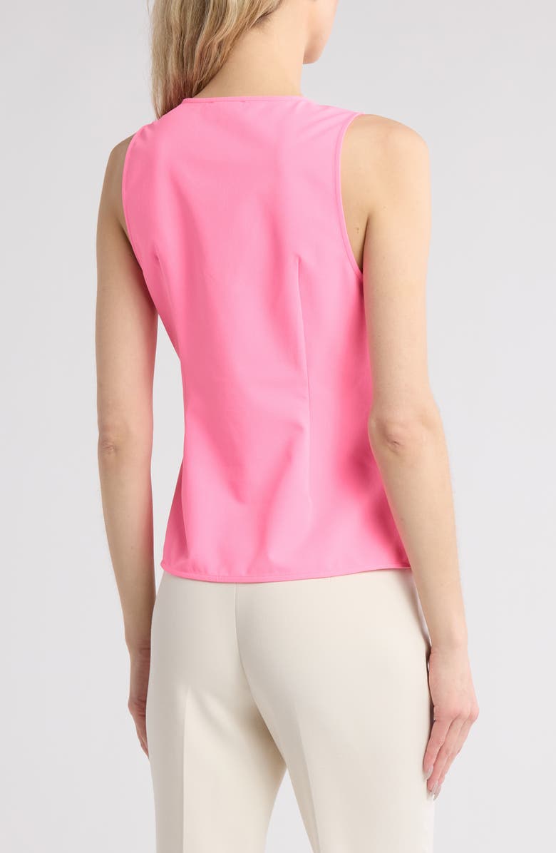 Cinq à Sept Kenna Twist Sleeveless Top, Alternate, color, Electric Pink