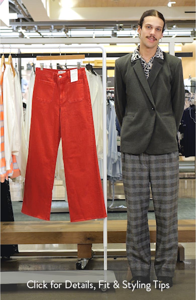 The Emmy Patch Pocket Wide Leg Pants, sales video thumbnail