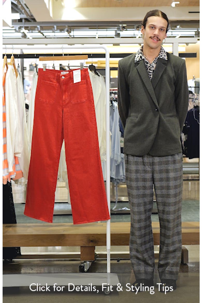 The Emmy Patch Pocket Wide Leg Pants video