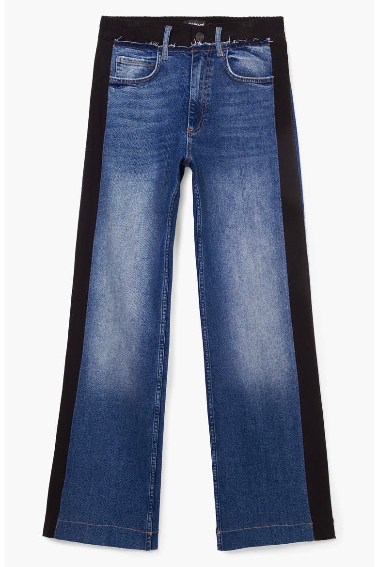 Ayana Straight Leg Jeans, Alternate, color, BLUE
