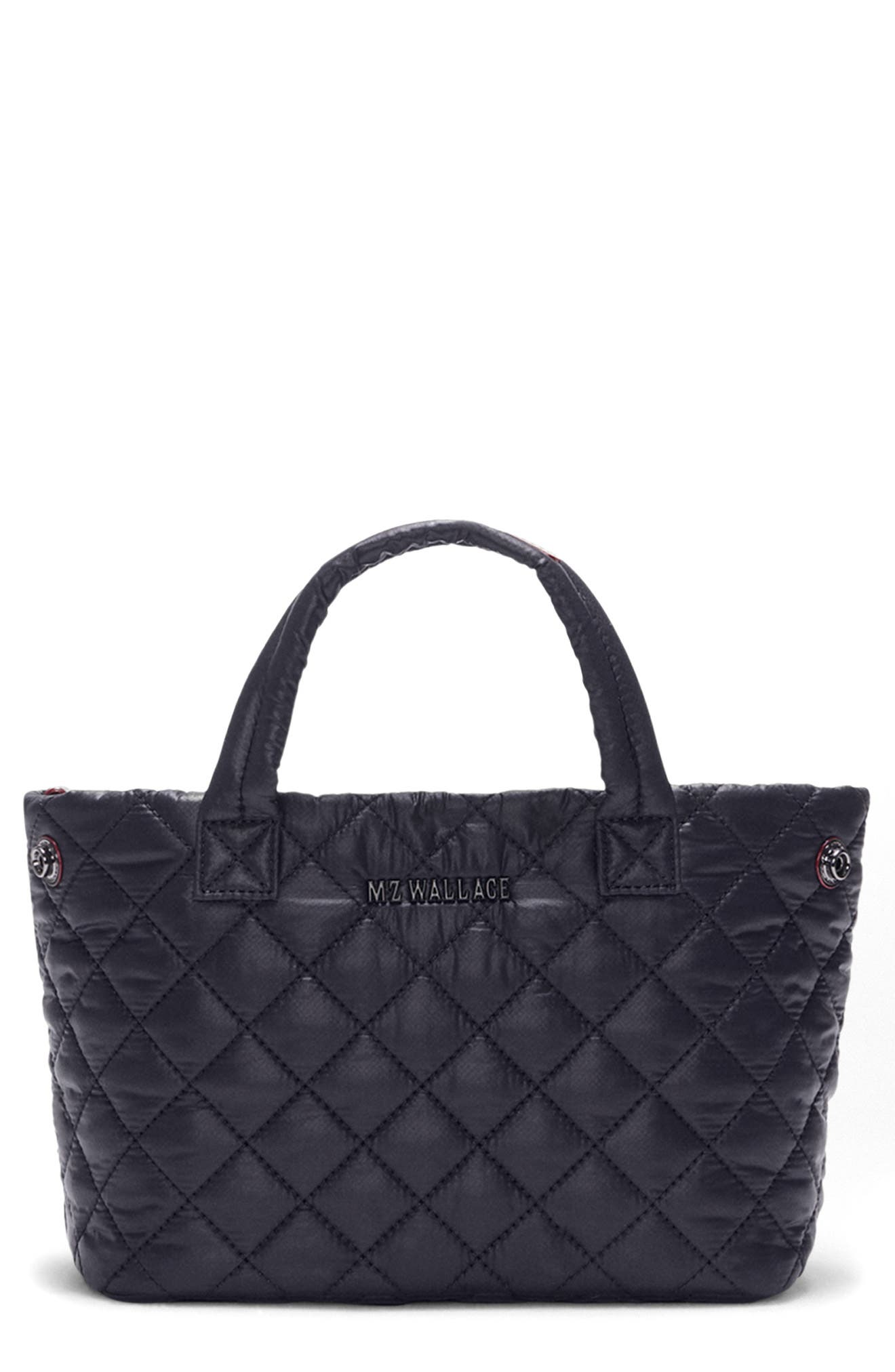MZ Wallace Mini Metro City Quilted Nylon Tote, Main, color, 