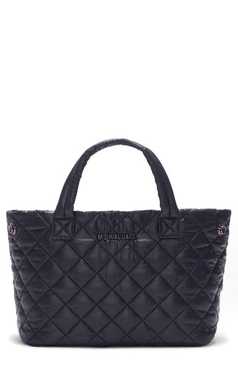 Mini Metro City Quilted Nylon Tote