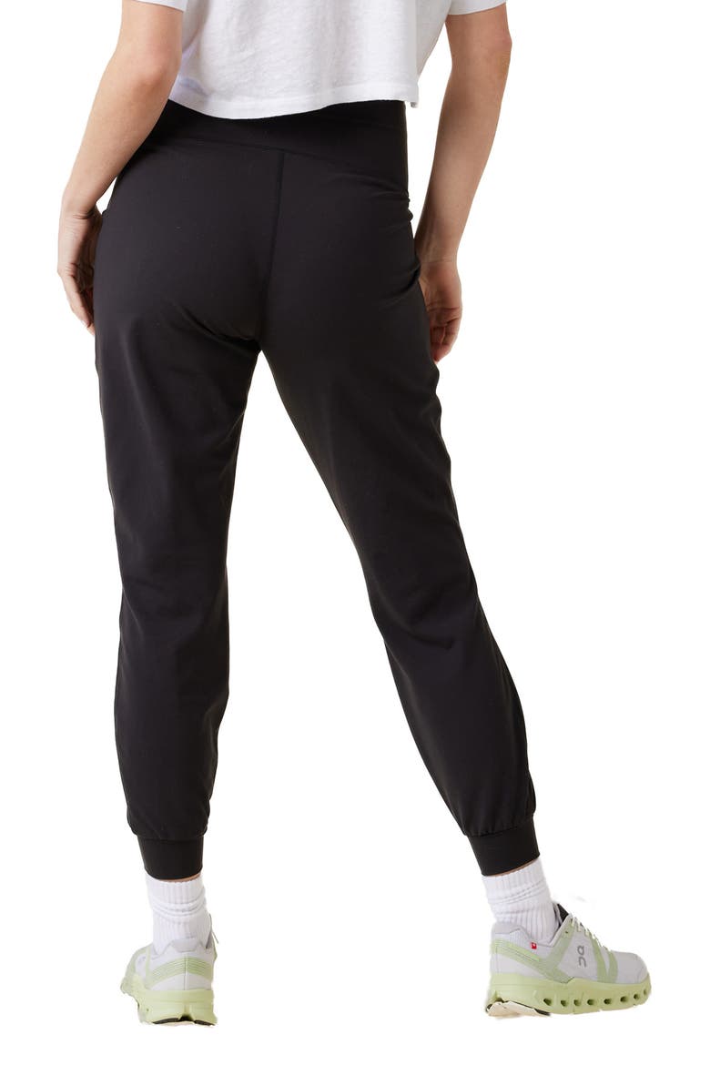 The Ultimate Maternity Joggers, Alternate, color, BLACK