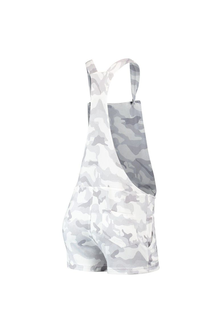 Women's Concepts Sport Gray Los Angeles Dodgers Camo Romper Overalls, Alternate, color, Gray