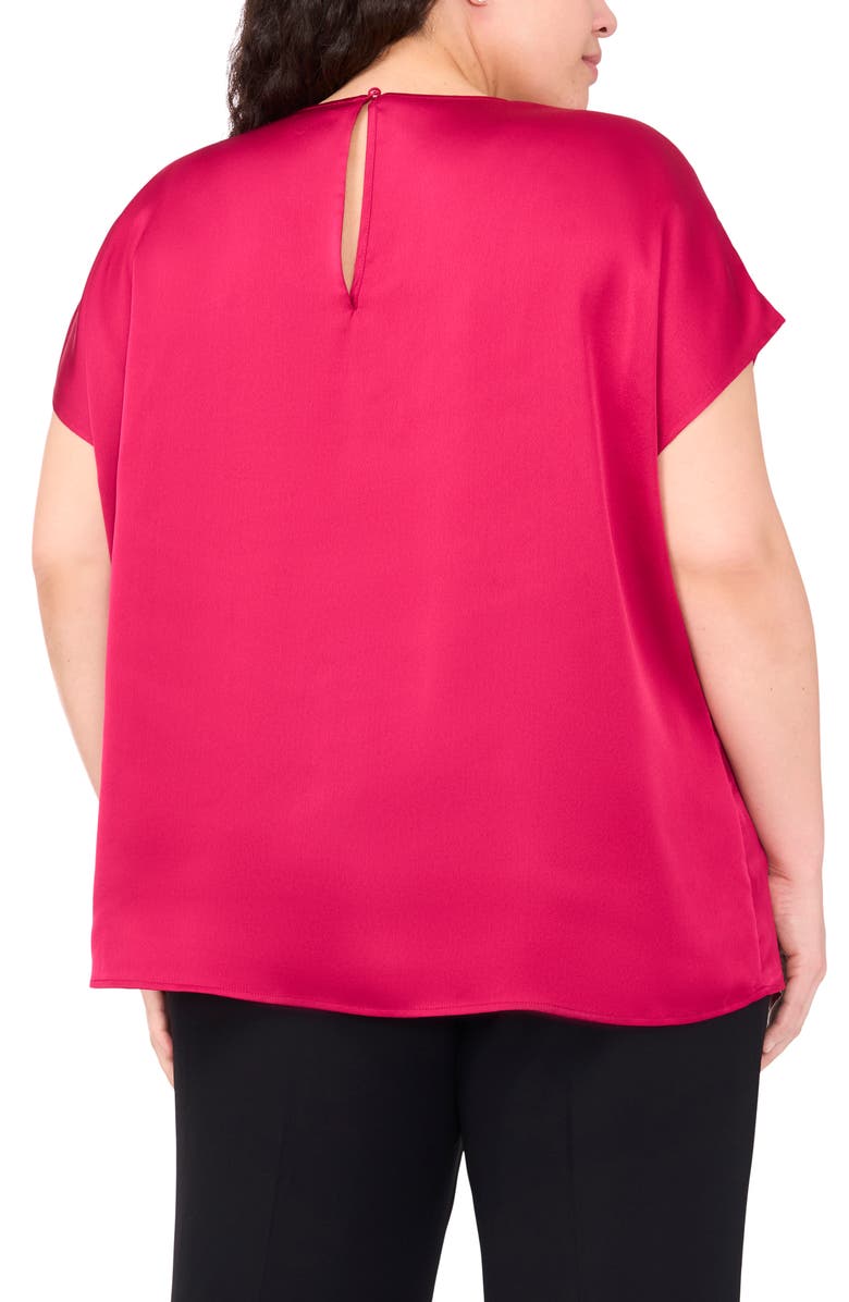 Halogen<sup>®</sup> Charmeuse Top, Alternate, color, Vivacious