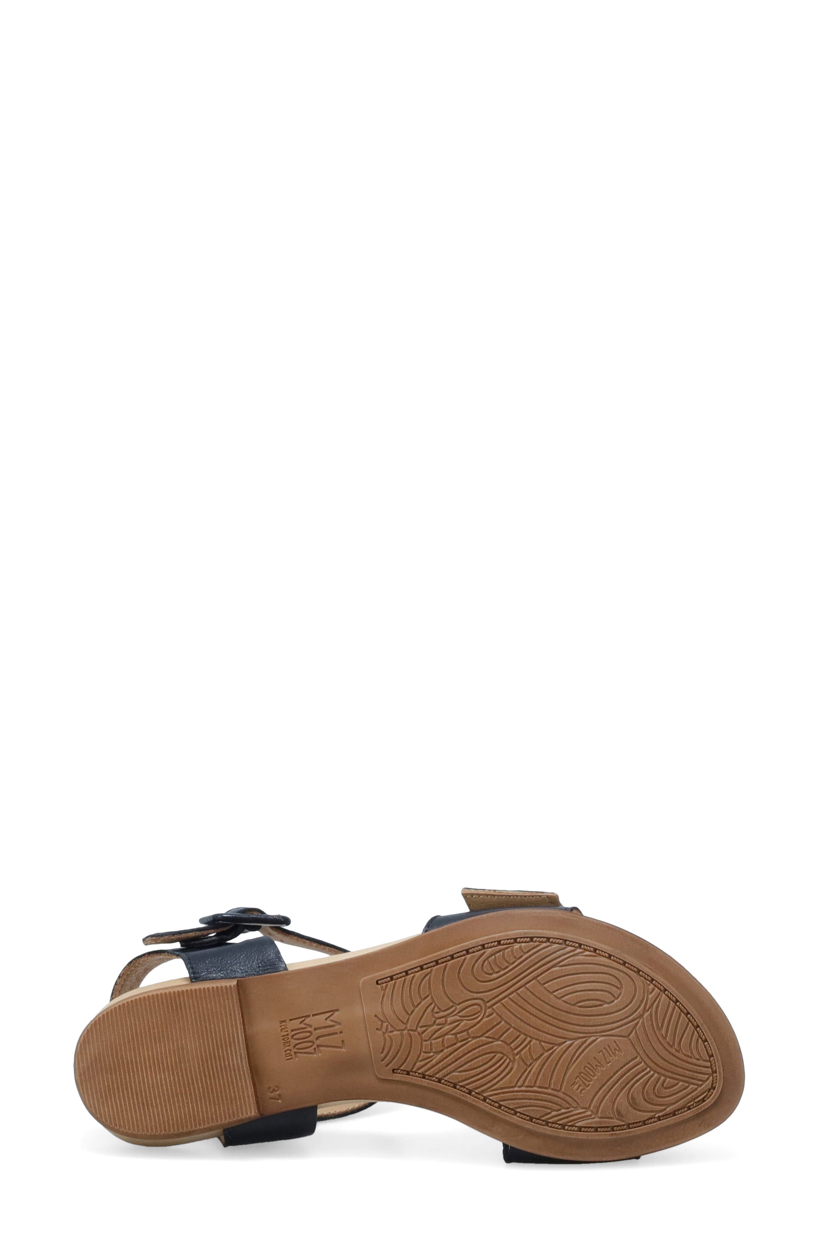 Miz Mooz Tatum Ankle Strap Sandal, Alternate, color, Black