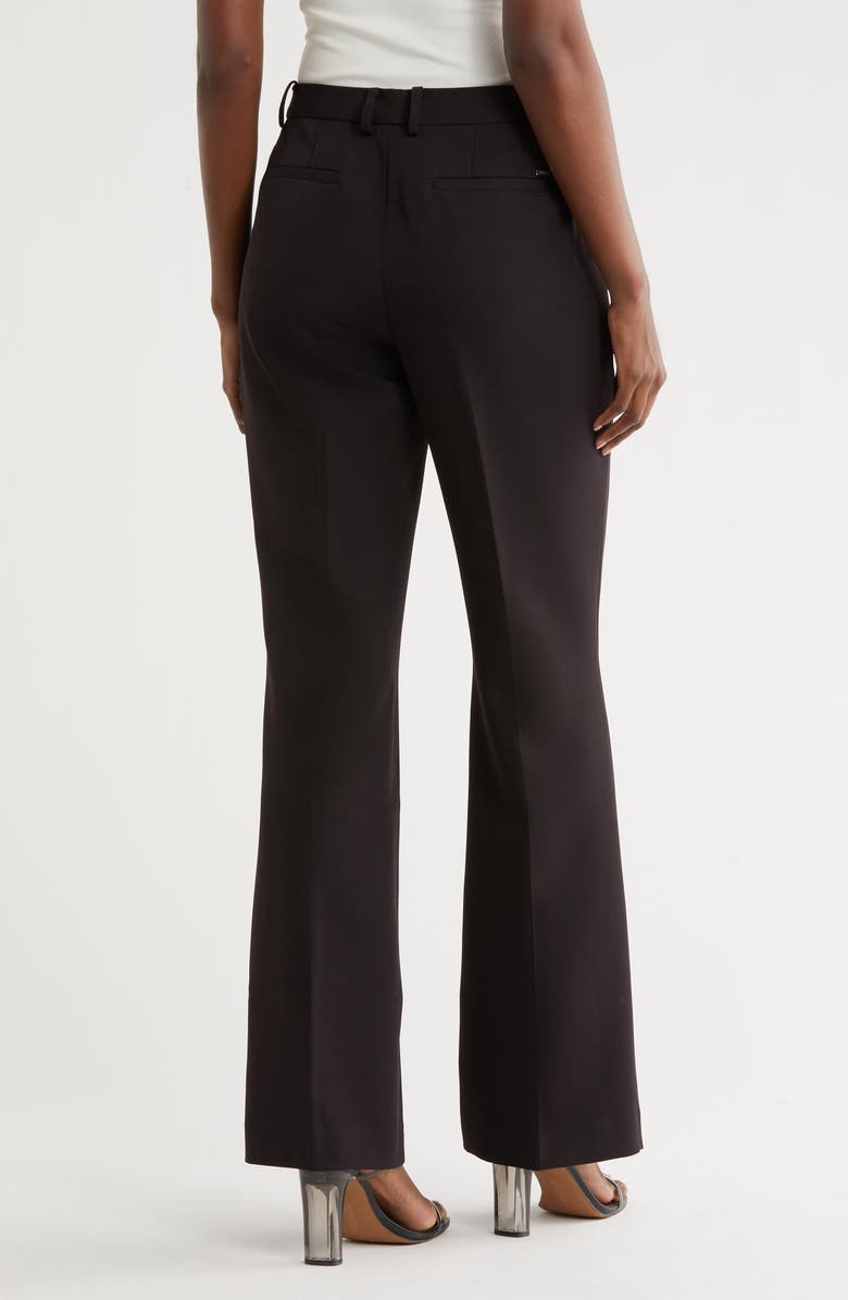 DKNY Pintuck Flare Leg Pants, Alternate, color, Black