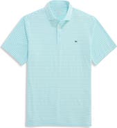 vineyard vines Sankaty Stripe Performance Piqué Polo