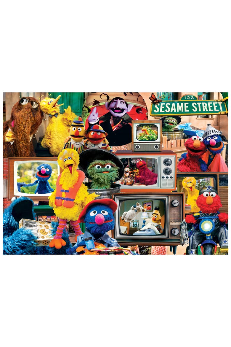 Sesame Street Block Party 1000pc Puzzle, Alternate, color, Multicolor