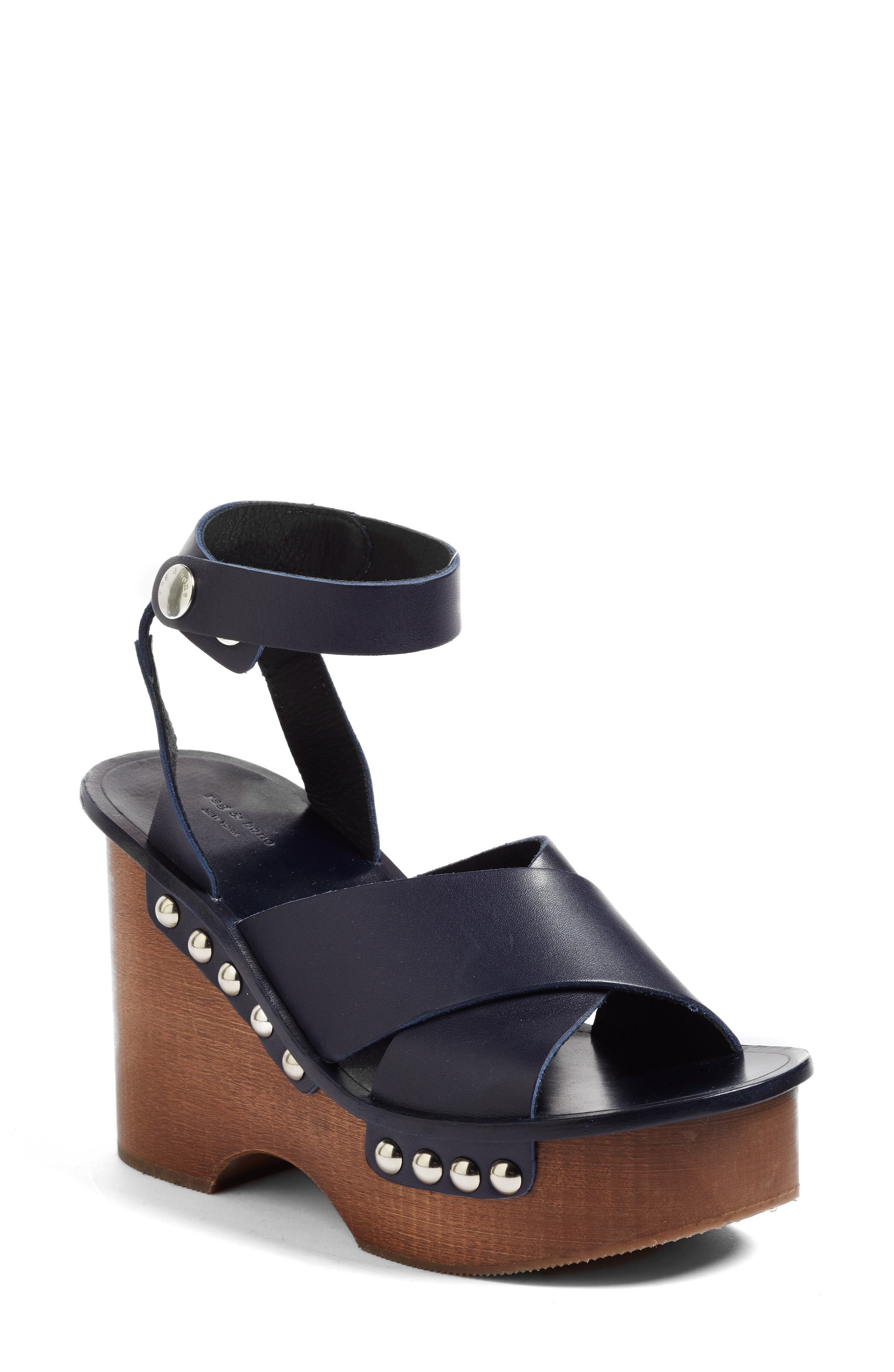 rag & bone Hester Platform Sandal, Main, color, 