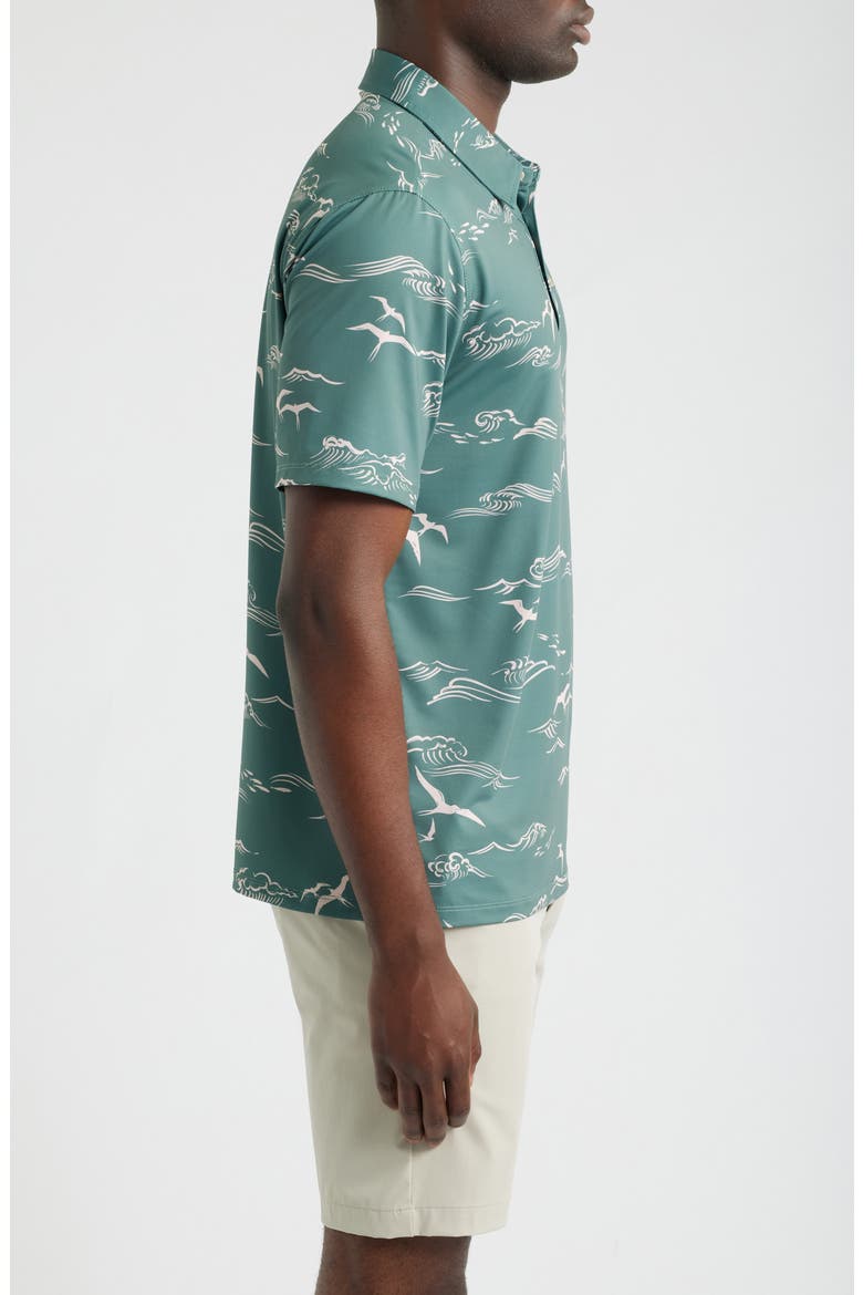 Huakai Brrr° Performance Polo, Alternate, color, SAGE