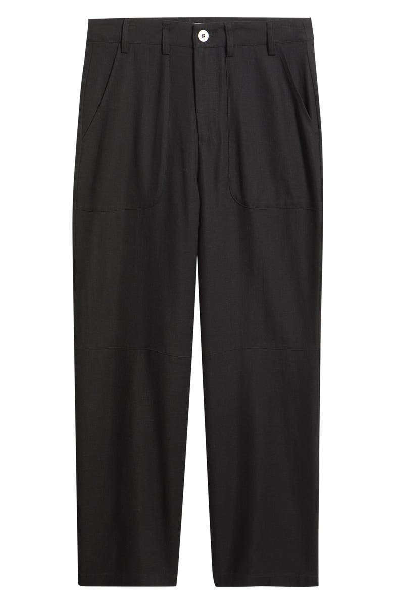KROST Elliot Relaxed Fit Wide Leg Pants, Alternate, color, Black