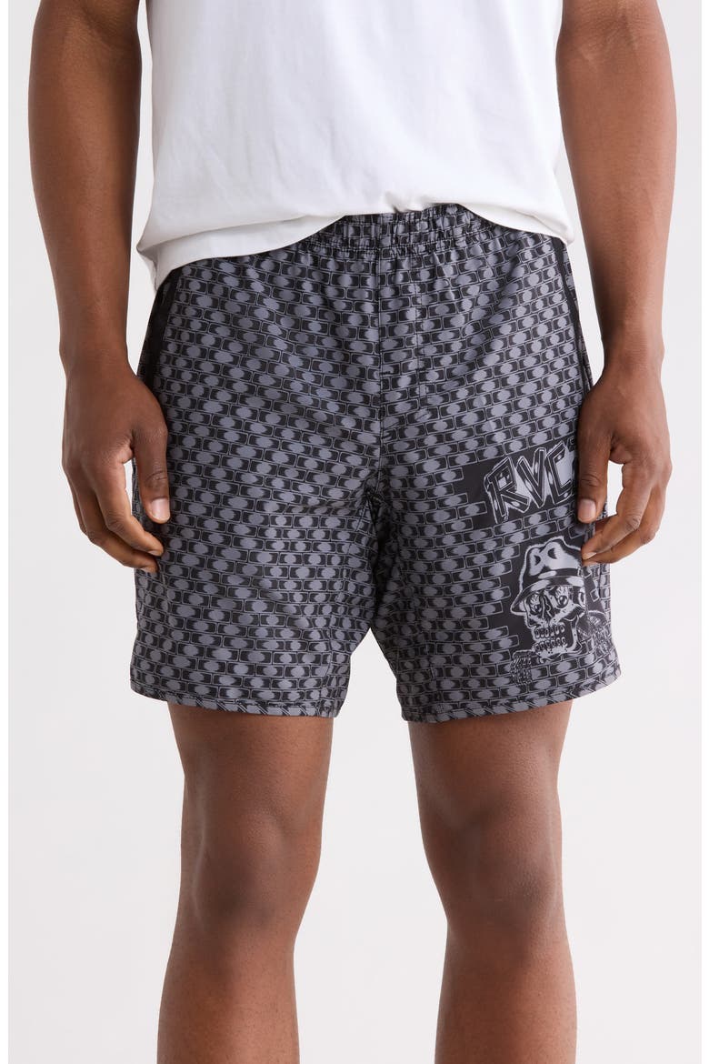 Jesse Barba Yogger Swim Shorts, Main, color, BLACK