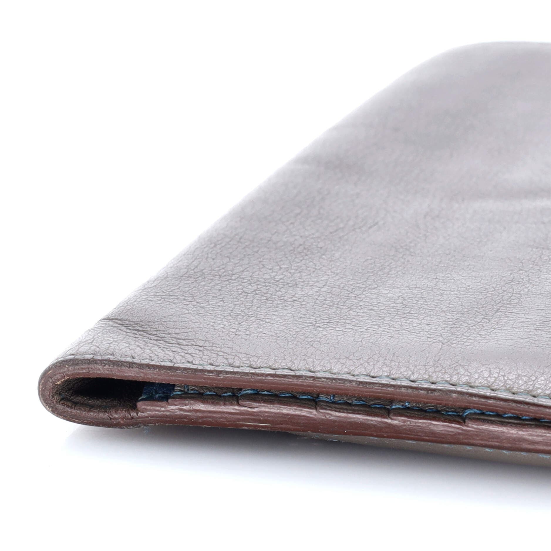 81034712 Dogon Recto Verso Wallet Leather, Alternate, color, Etain