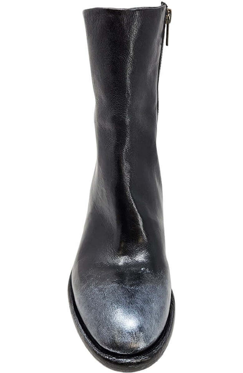 Madison Maison Hand Rubbed Metallic Ankle Boot, Alternate, color, Black