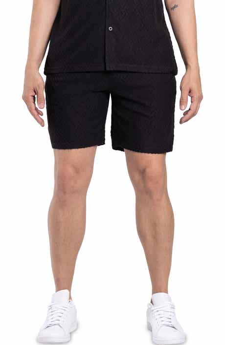 Spring + Mercer Casual Jacquard Terry Shorts