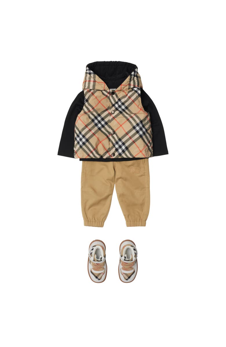Burberry Reversible Check Gilet, Alternate, color, 