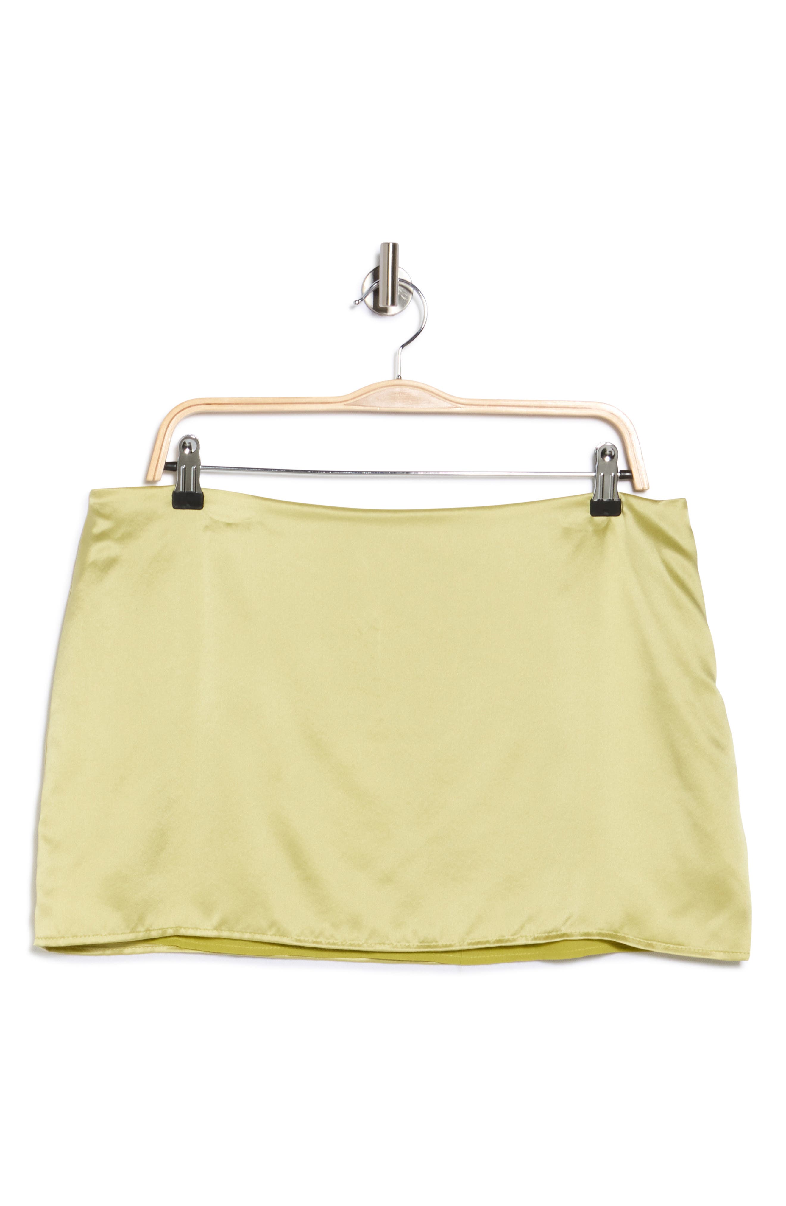 Reformation Carla Low Waist Silk Charmeuse Miniskirt (Women ...