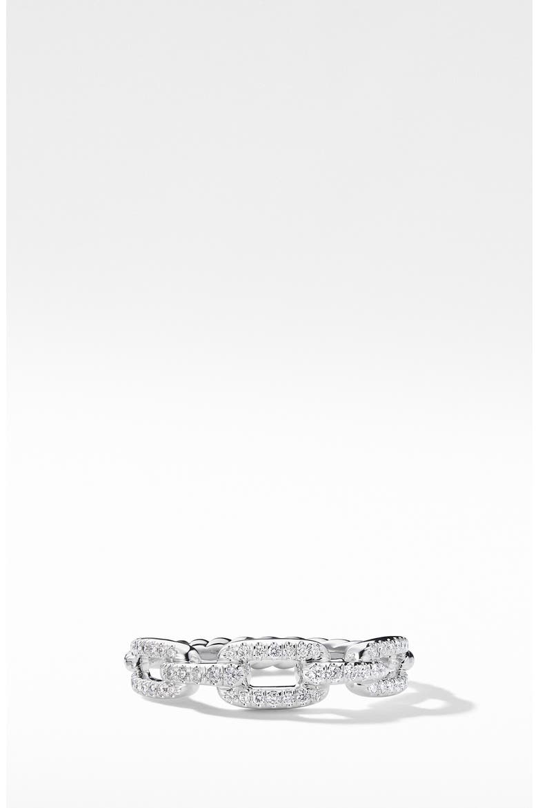 Stax Diamond Chain Ring, Alternate, color, WHITE GOLD