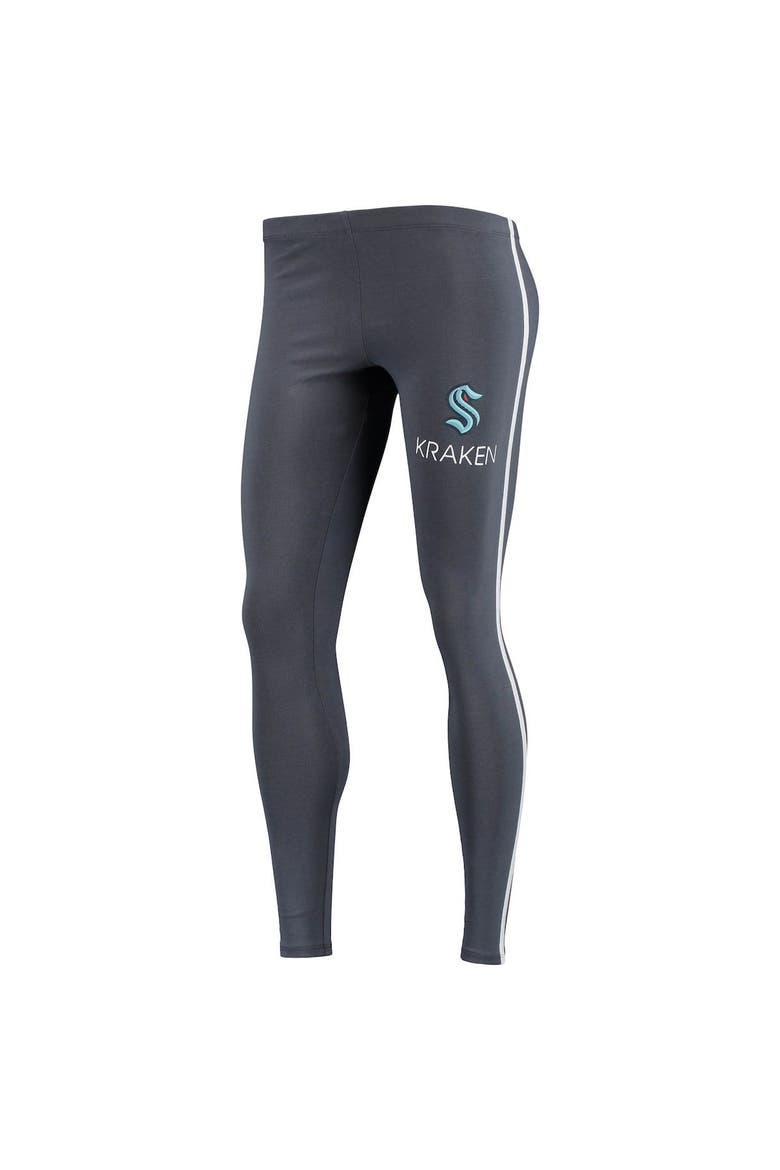Women's Concepts Sport White/Charcoal Seattle Kraken Sonata T-Shirt & Leggings Set, Alternate, color, White