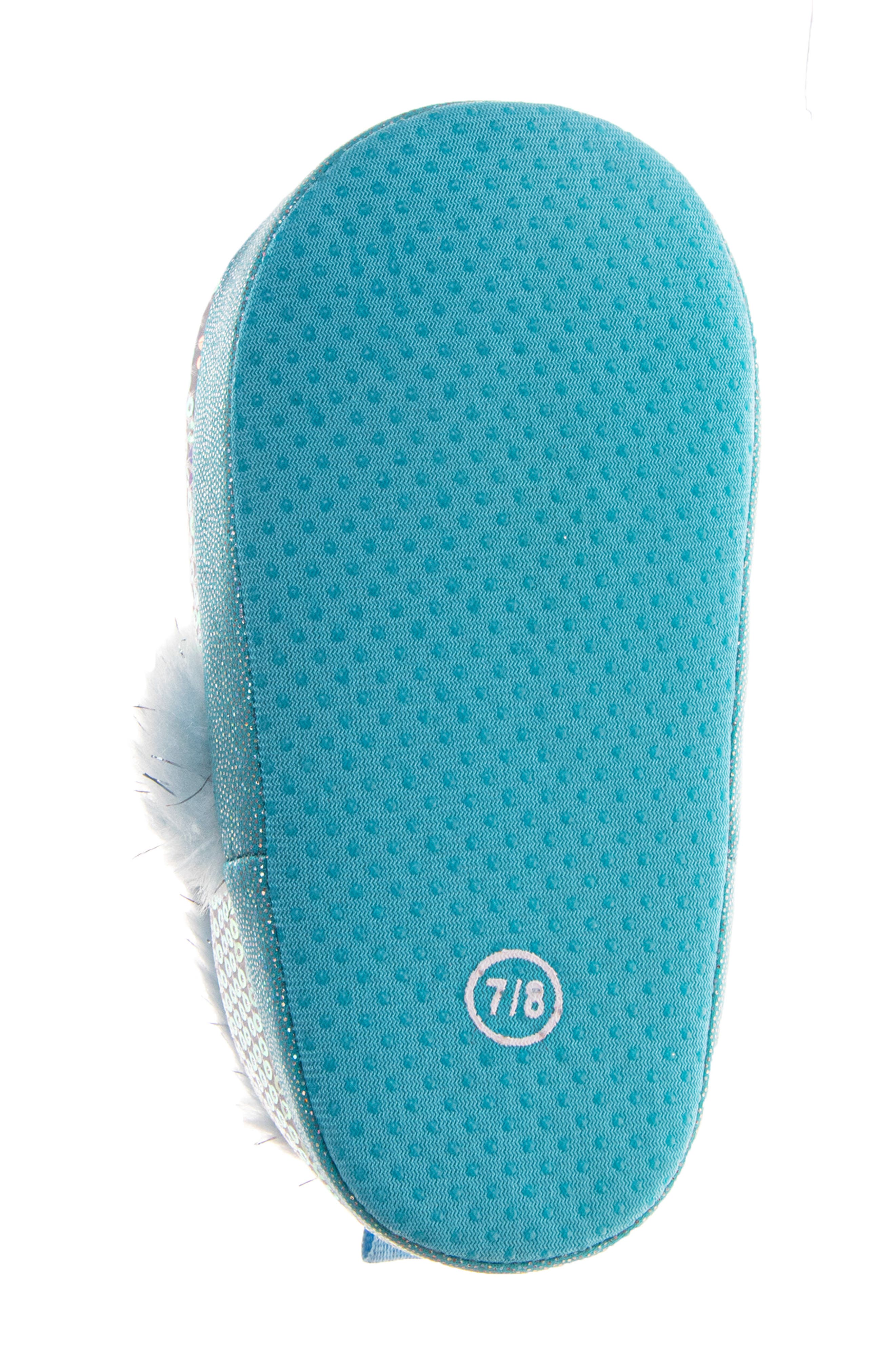 JOSMO Kids' Frozen II Faux Shearling Graphic Slipper, Alternate, color, Blue